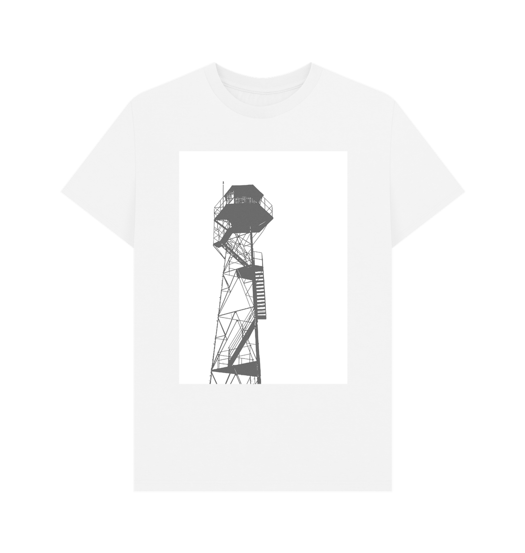 White Printed T-shirt Front