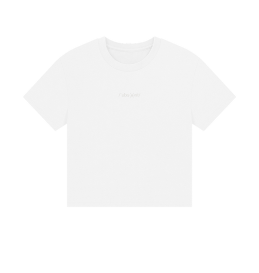 White Printed T-shirt Front
