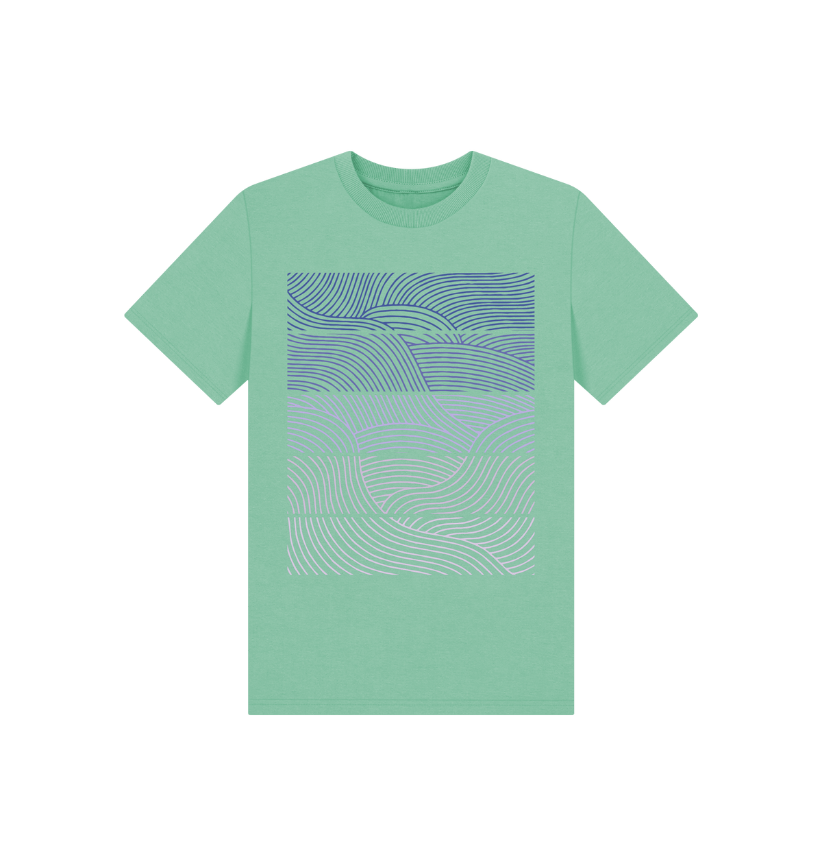 Peppermint Printed Kids T-Shirt Front