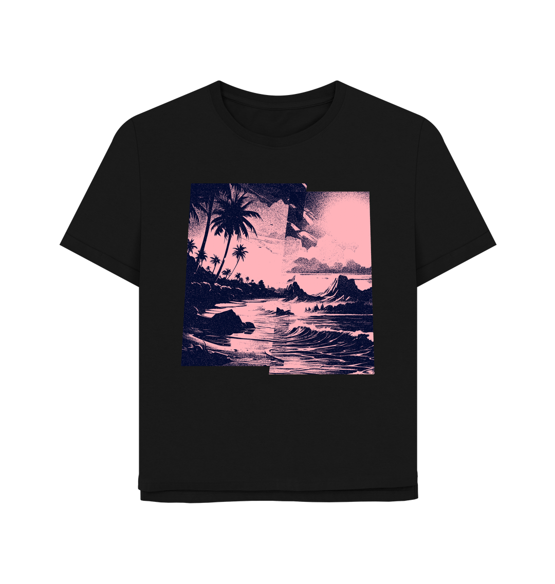 Black Printed T-shirt