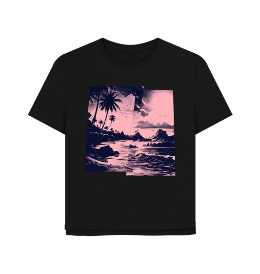 Black Printed T-shirt