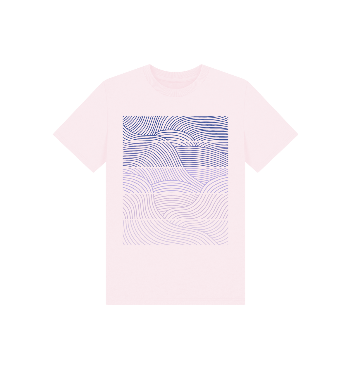 Pink Printed Kids T-Shirt Front