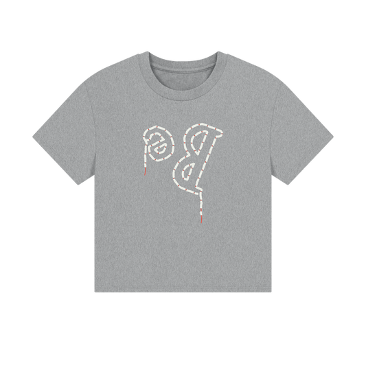 Athletic Grey Printed T-shirt