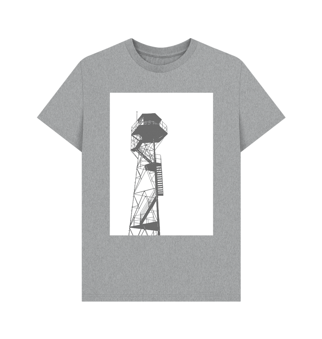 Athletic Grey Printed T-shirt Front