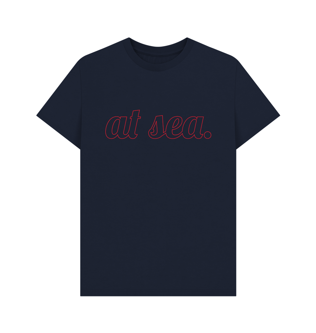 Navy Blue Printed T-shirt
