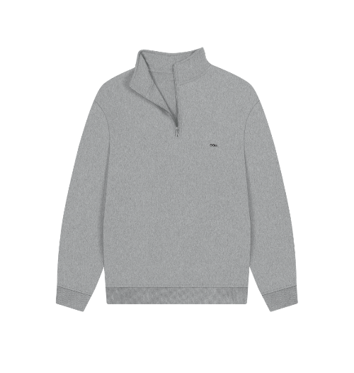 Athletic Grey Printed Sweater