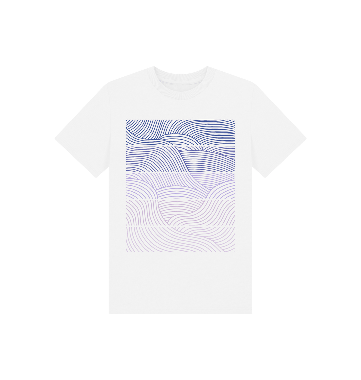 White Printed Kids T-Shirt Front