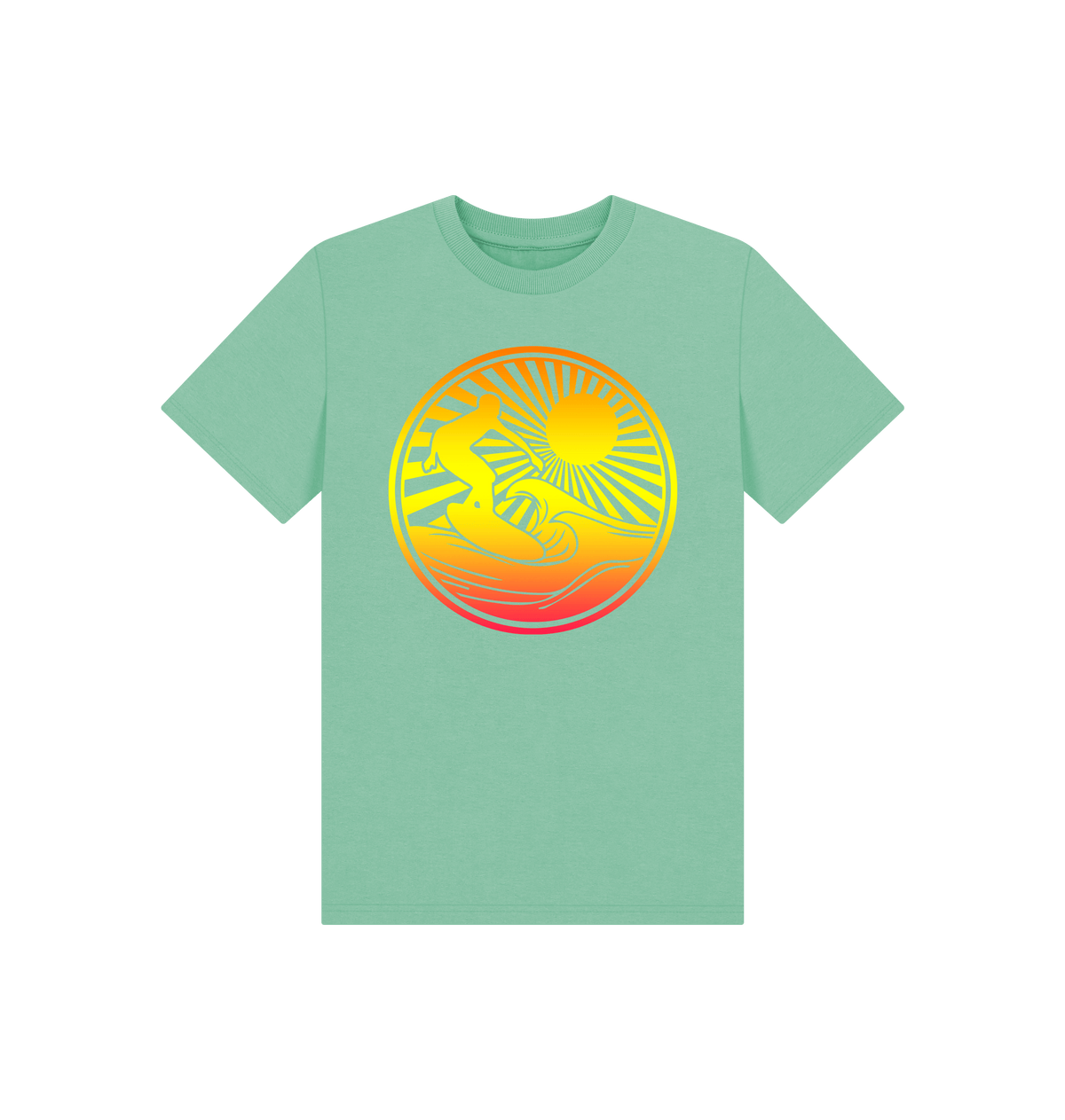 Peppermint Printed Kids T-Shirt Front
