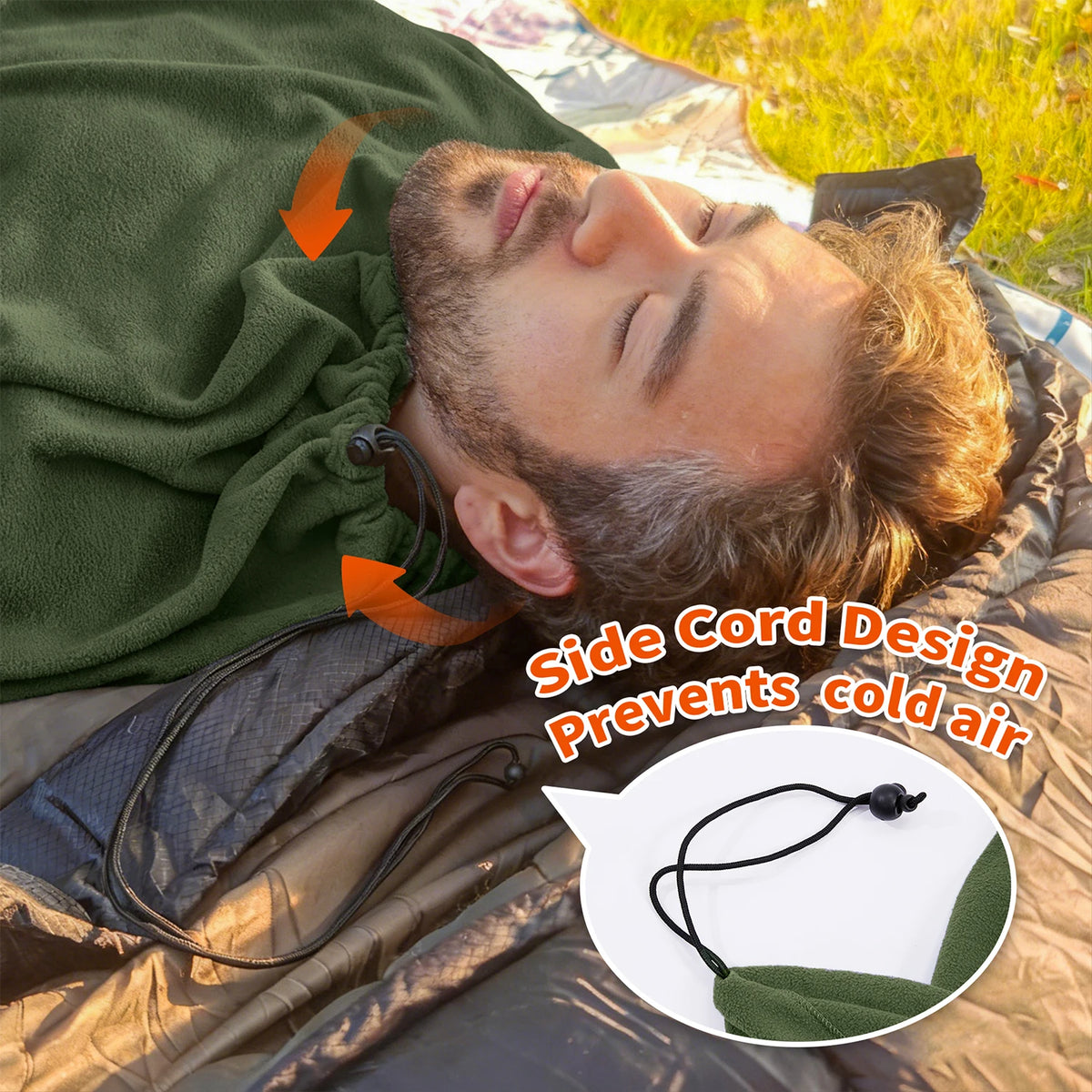 Cozy Chic: The MAPLEAF Fleece Sleeping Bag Cocoon