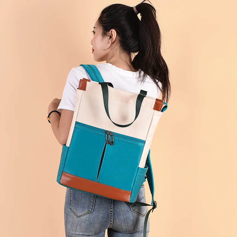NuUrban Utility: The Oxford Everyday Tote-Pack Backpack
