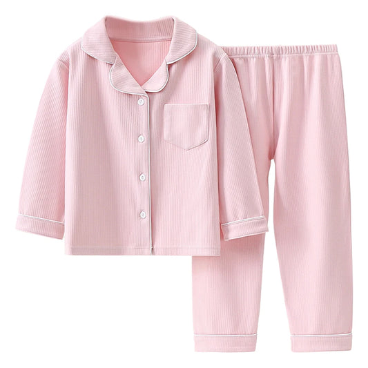 Kids Flannel Warm Velvet Luxe Flannel Pyjama Sets for Stylish Sleep | Cosy Core Collection