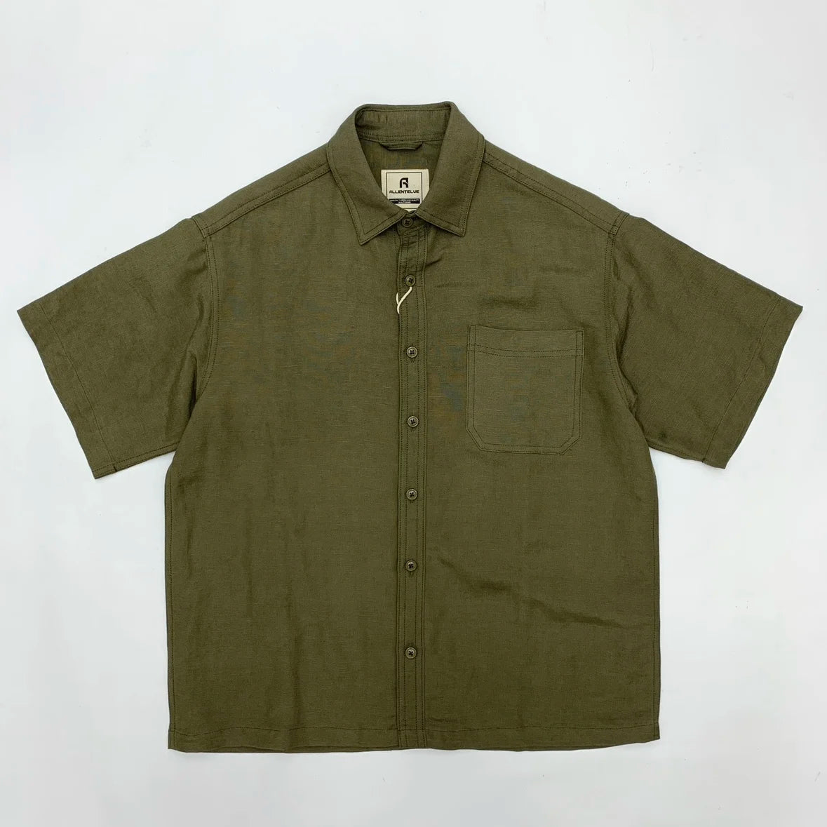 The Ginza Utility Shirt: Japanese Vintage Cotton-Linen Shirt