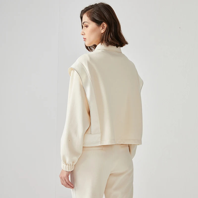 Women's The Retro Half-Zip Sweatshirt — Modern Ease, Reimagined