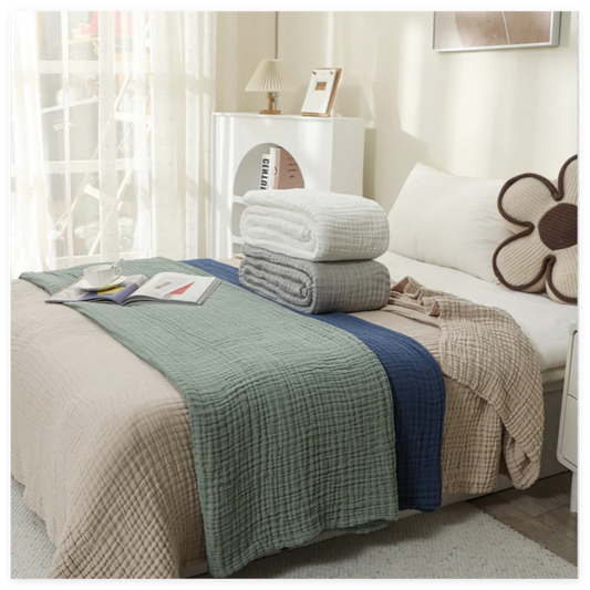 The Airy Muse Muslin Baby Throw: Your Year-Round Sleep Sanctuary