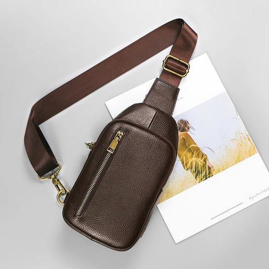 Men's Urban Cross Body Sling Bag in Genuine Leather
