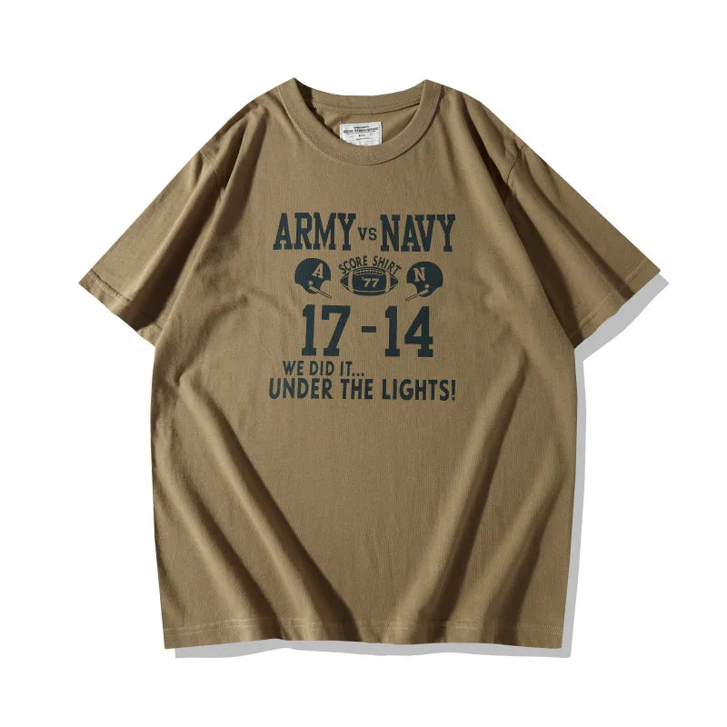 OKONKWO "Army vs Navy 1977" Heavyweight 210gsm Vintage Graphic Tee | ATELIER 77