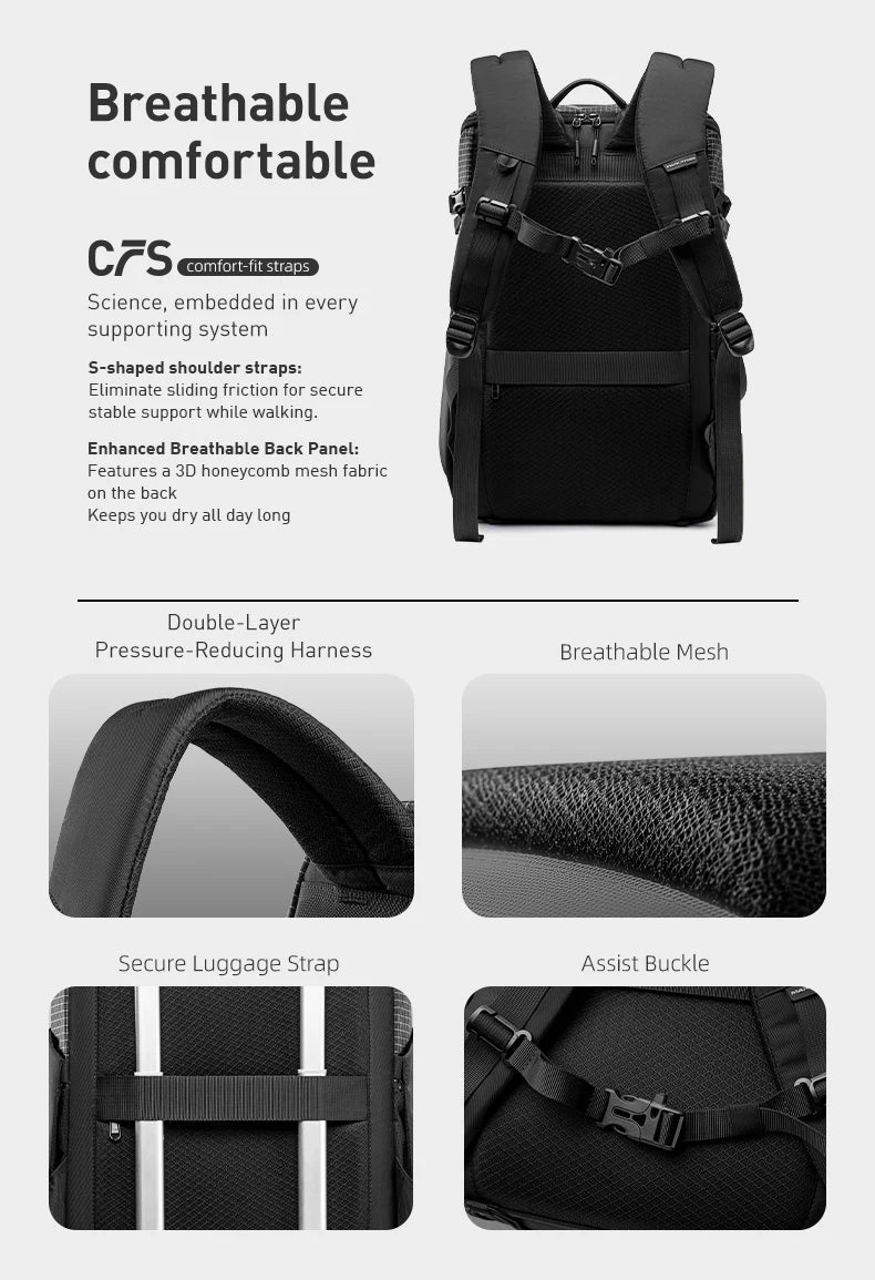 "Compact Universe" Travel Laptop Backpack