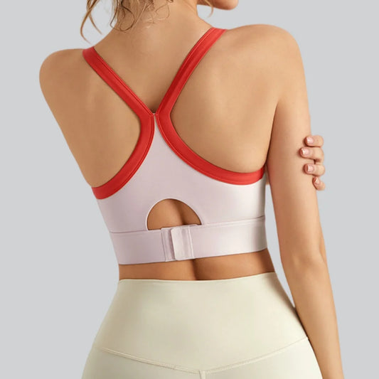 High-Impact Sculpt & Support Yoga Vest Sports Bra