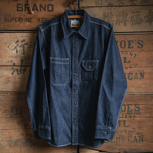 The Workhorse Revival: Men's 1937 10.5oz Denim Workshirt | NonStock "ReMade"