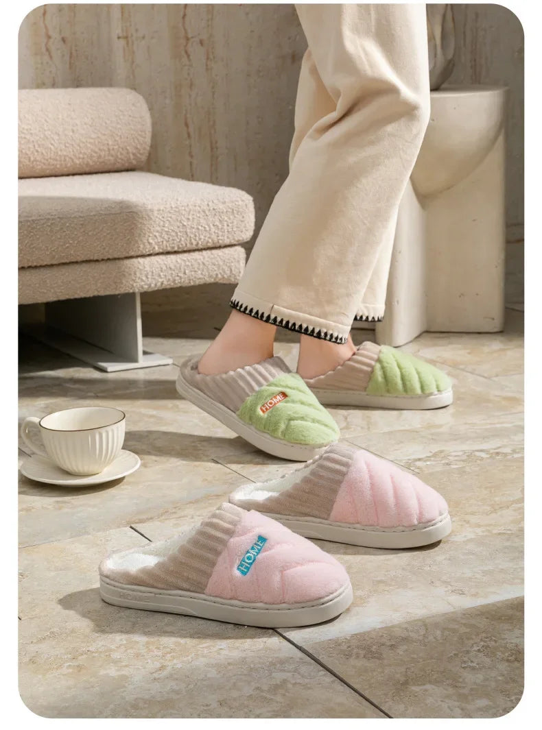 Women’s Cloud-Comfort Plush Home Slippers