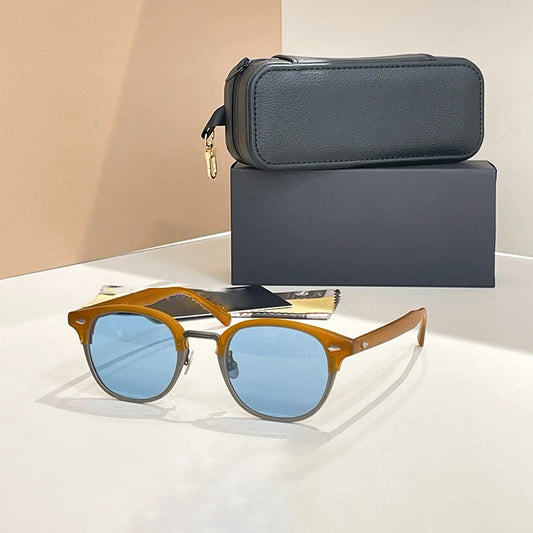 The Iconoclast | Timeless Luxury Oval Acetate Sunglasses