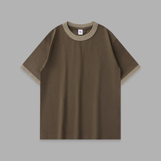 The "Endless Summer" Heavyweight Ringer | 320gsm Vintage Cotton