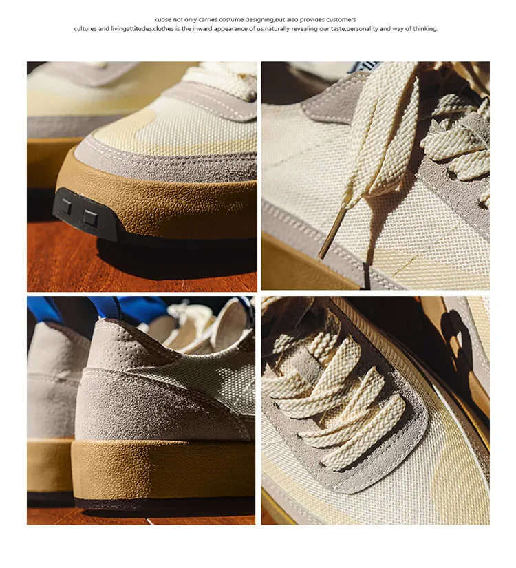 Seoul Street Canvas: The All-Day "Ice Silk" Breathable Sneaker