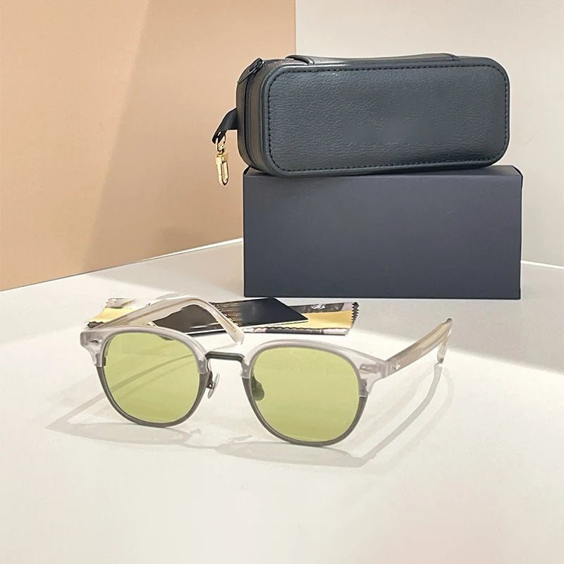 The Iconoclast | Timeless Luxury Oval Acetate Sunglasses