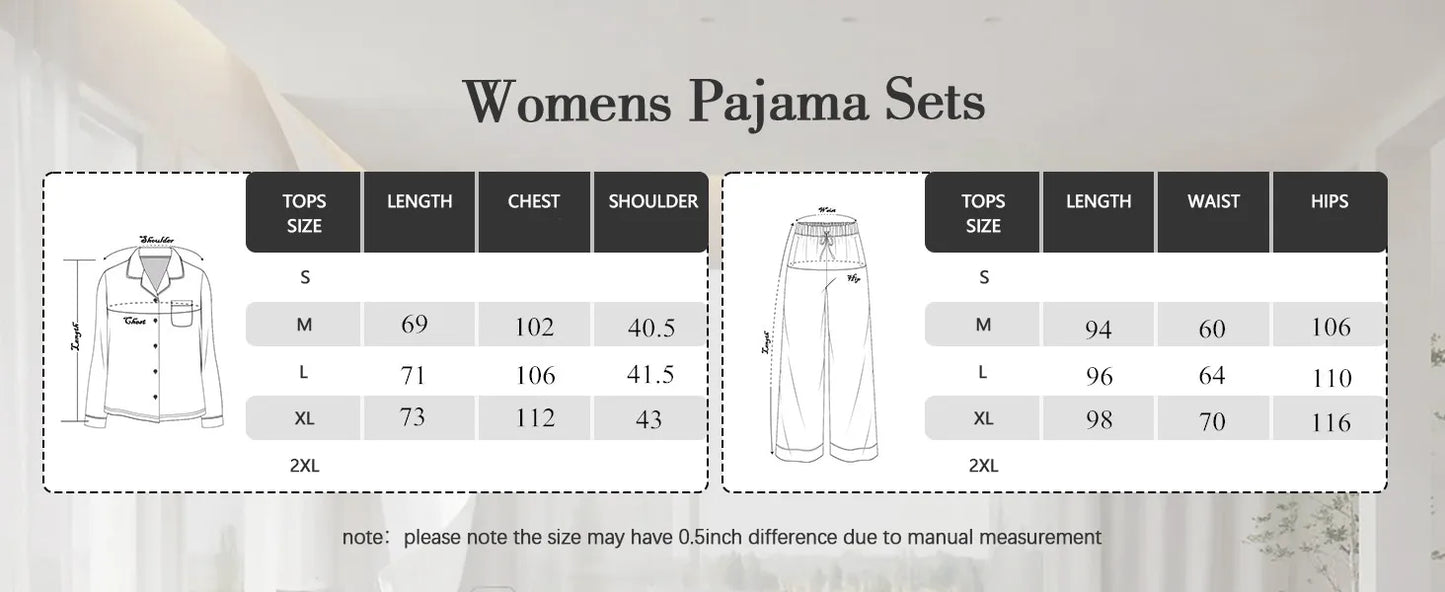 Women's Silky Satin Pyjama Set | Elegant Kimono Wrap Loungewear