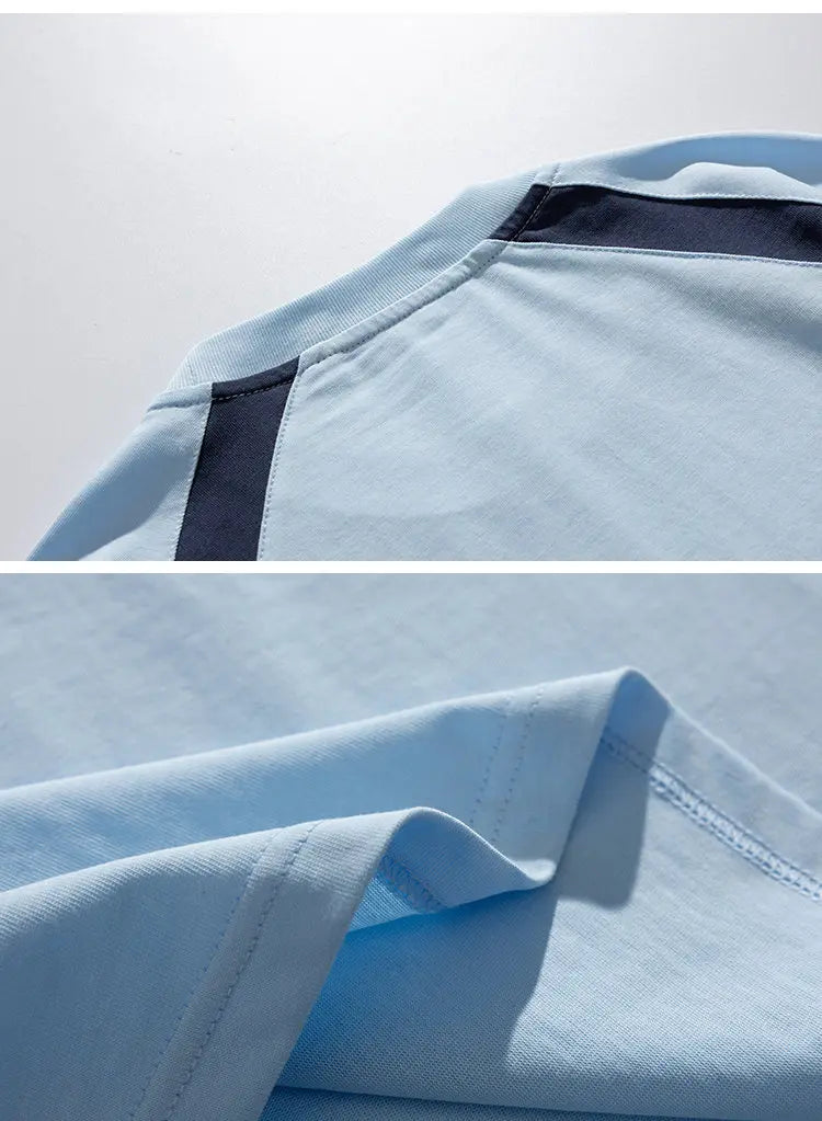 The Off-Pitch Essential: Retro-Sport Patchwork Tee