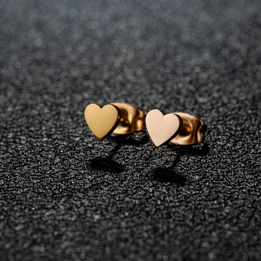 Sweet Heart Stud Earrings