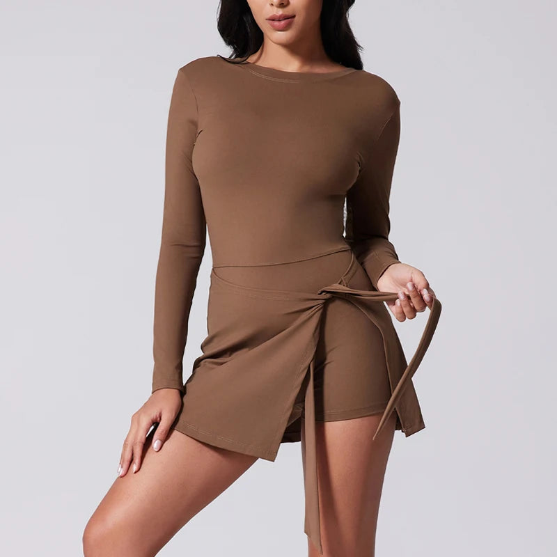Court-to-Cocktails Wrap Tennis Dress