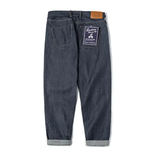 MADEN Slim Fit Straight Leg Jeans | "The Workwear" Original Selvedge Raw Rigid Denim