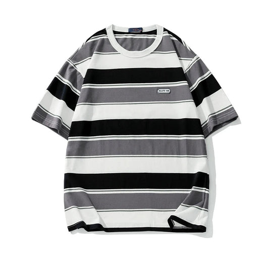 The "Everything" Tee: Bold Stripes for Effortless Street Style
