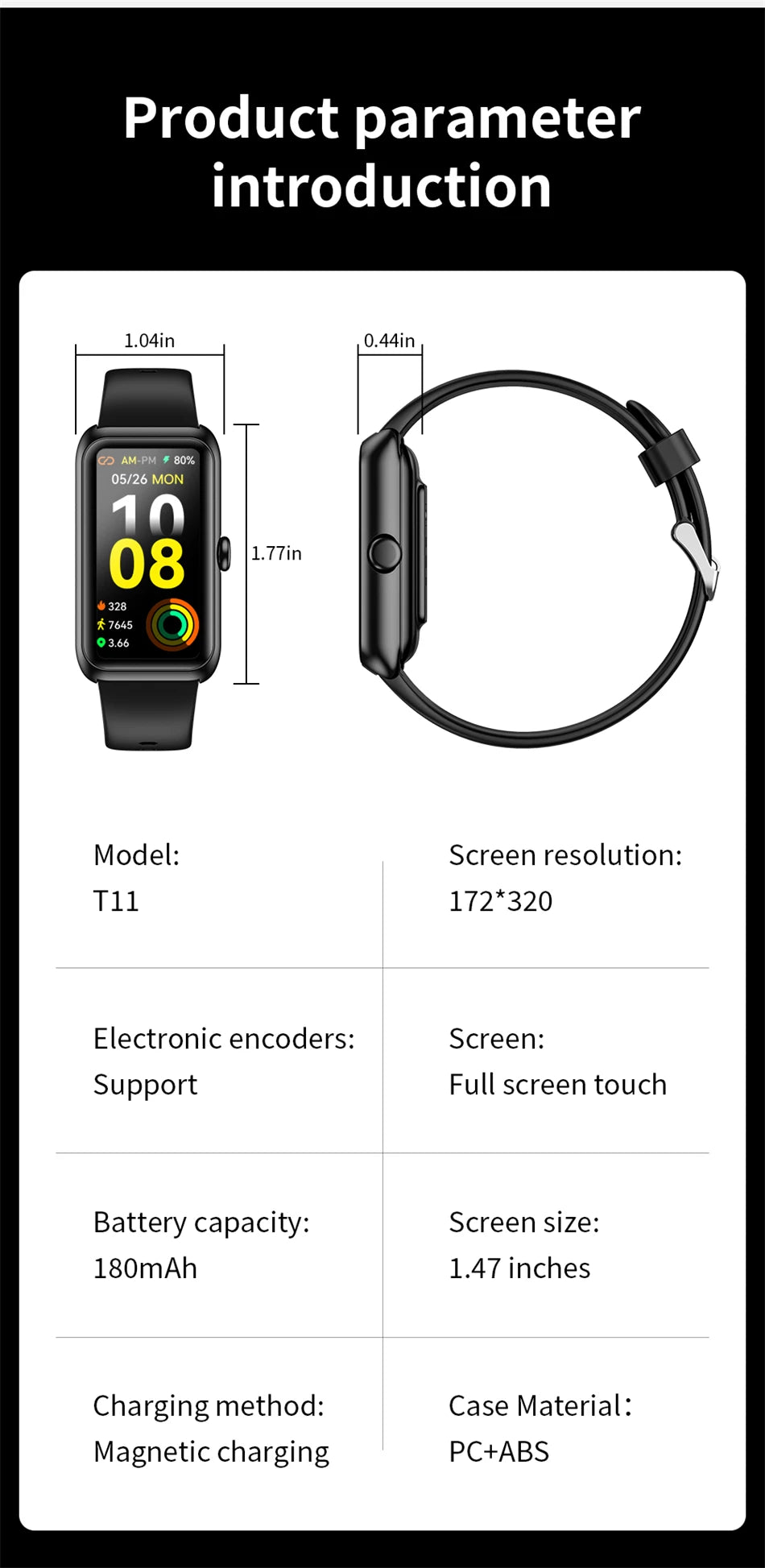 LIGE Horizon Women's Smart Watch & Fitness Tracker