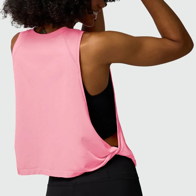 Aura Mesh-Back yoga Tank