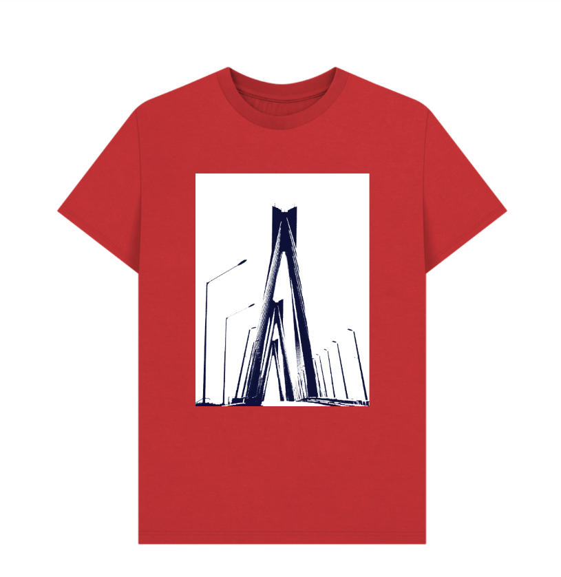 Red Printed T-shirt Front