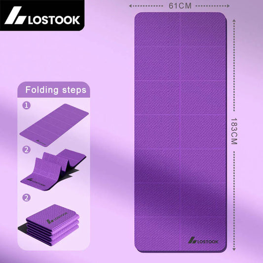 The Foldable TPE Travel Yoga Mat | Non-Slip Exercise Mat