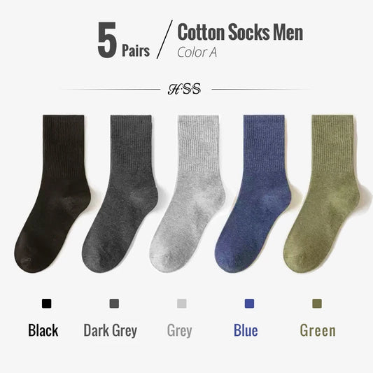Originals 5/10 Pairs 95% Combed Cotton Socks