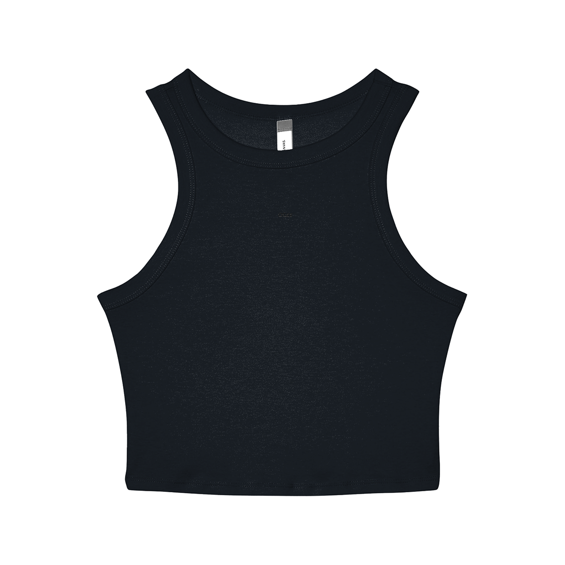 Navy tank top on a white background