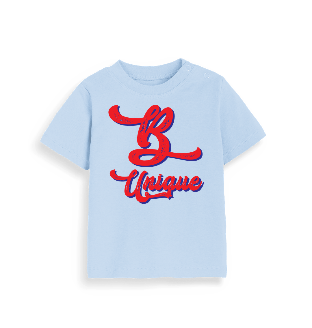 Dusty Blue Printed Kids T-Shirt