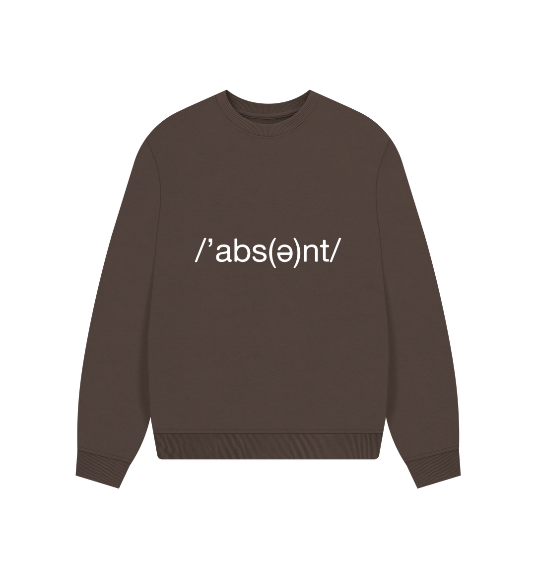 Chocolate Printed Sweater Front