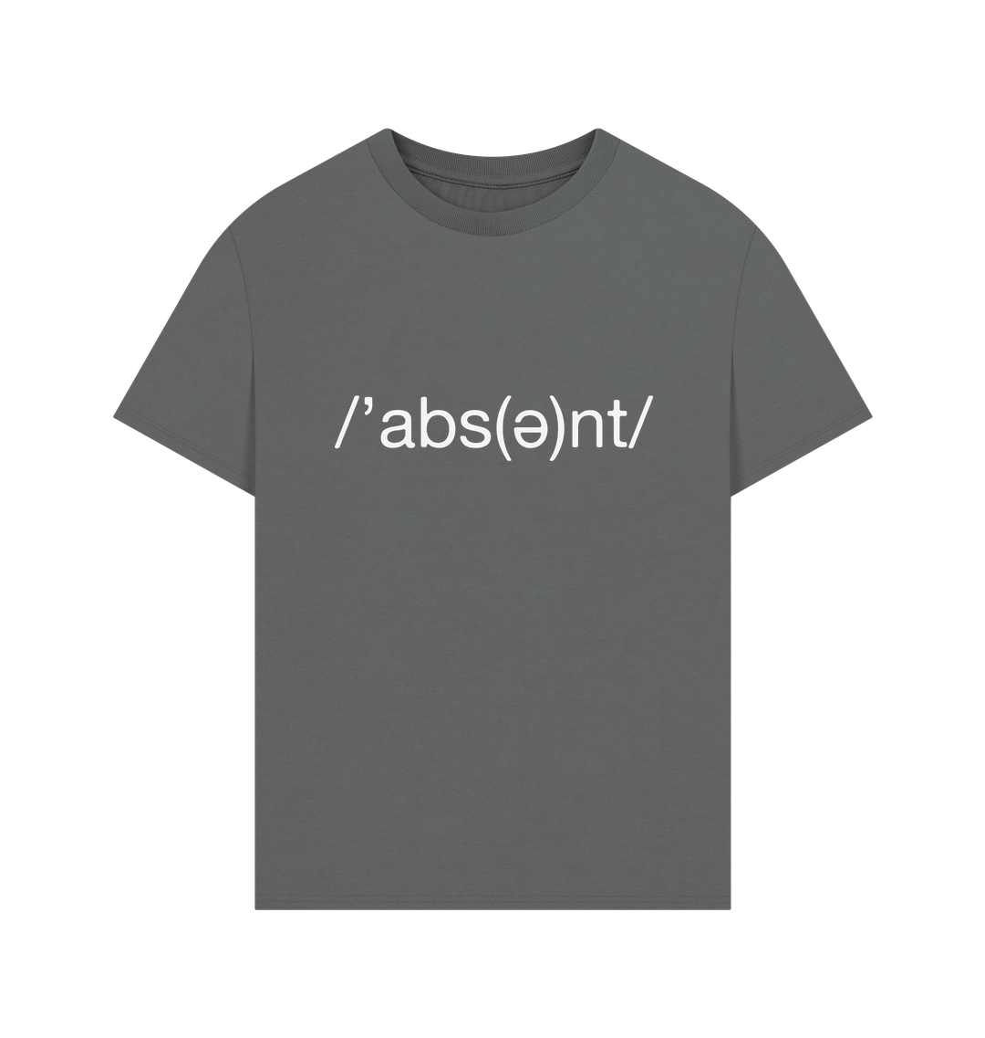 Slate Grey Printed T-shirt Front