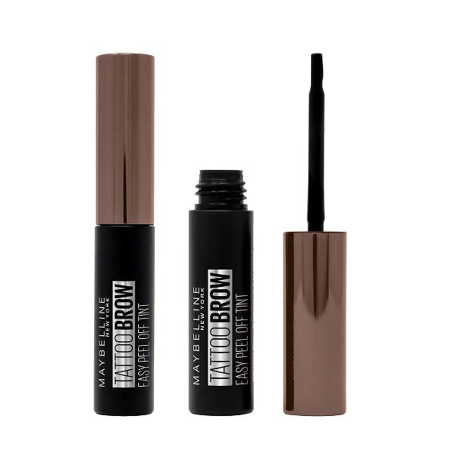 Maybelline New York Tattoo Brow Peel Off Eyebrow Gel Tint, Semi-Permanent Colour, Waterproof, Lasts up to 3 Days