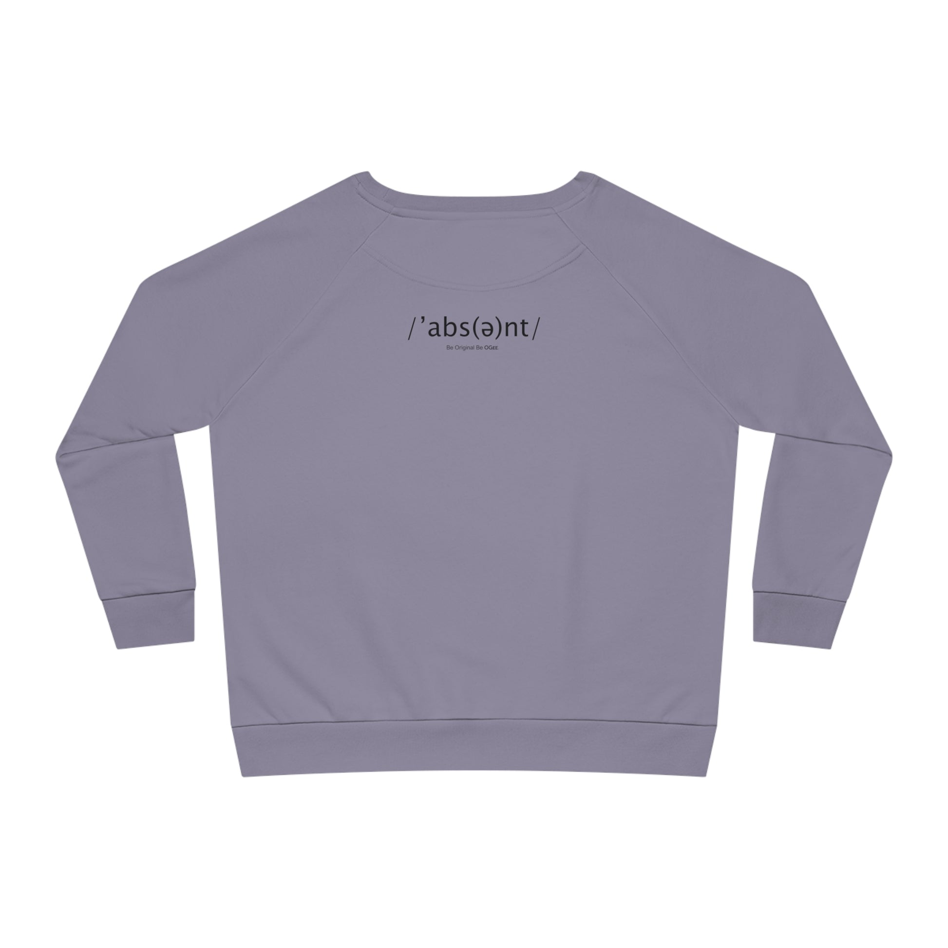 OGEE Women's Relaxed Fit Absent Sweatshirt