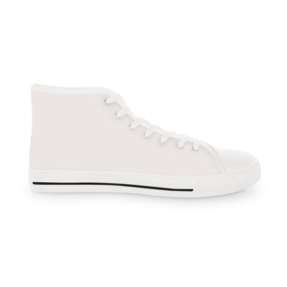 OGEE Men's High Top Originals Sneakers in Eggshell