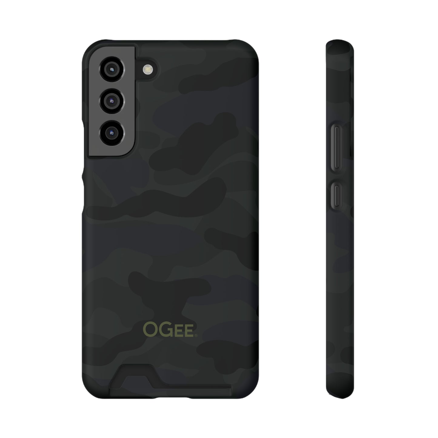 OGEE iPhone 13 Samsung S21 S22 Phone Case With Card Holder in Odyssey Shadow Camo