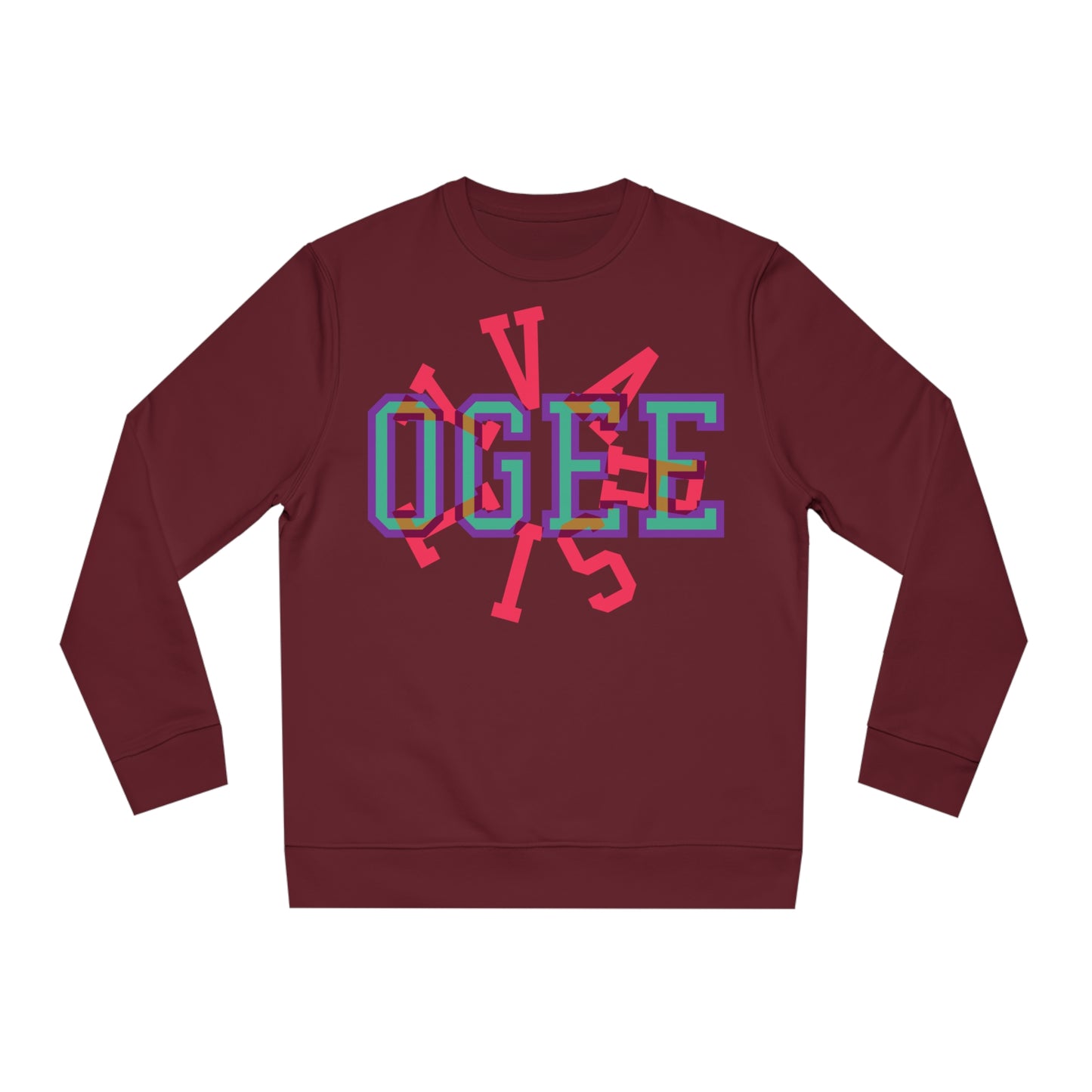 OGEE Women's Crew neck Sweatshirt with Varsity print