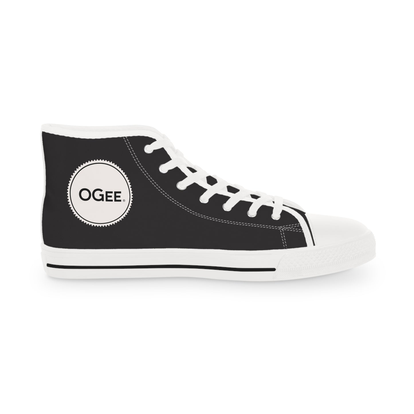 OGEE Men's High Top Originals Sneakers in colour Black Hole