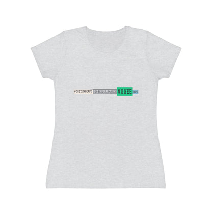 OGEE Women's Iconic T-Shirt with Typography Print